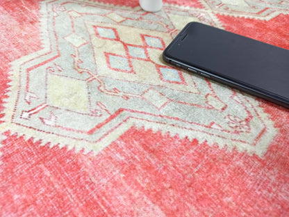 Red & Beige Turkish 2x3 Rug