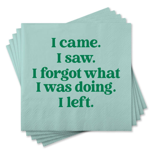 I came.  I saw.  Napkin