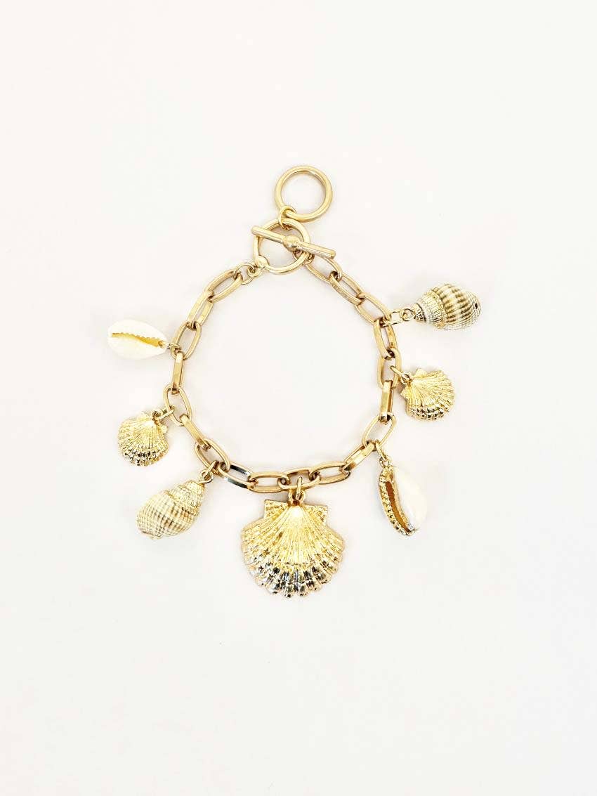 Shell Charm Bracelet
