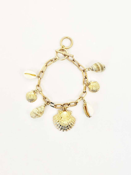 Shell Charm Bracelet