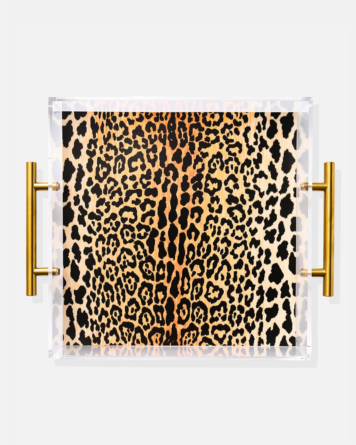 Leopard Print Acrylic Tray