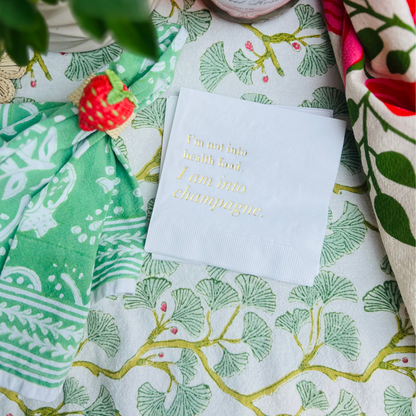 "I Am Into Champagne" Cocktail Napkins