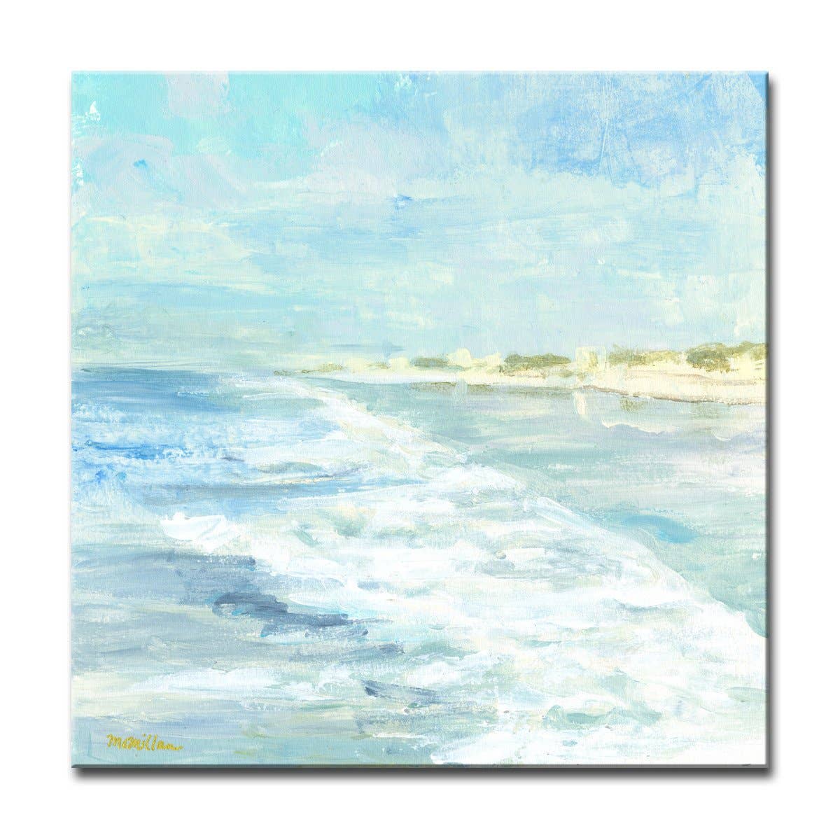 White Water Canvas: 40x40"