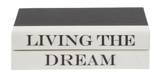 Living The Dream Black Covers 9.5 Wide 2.5 Tall