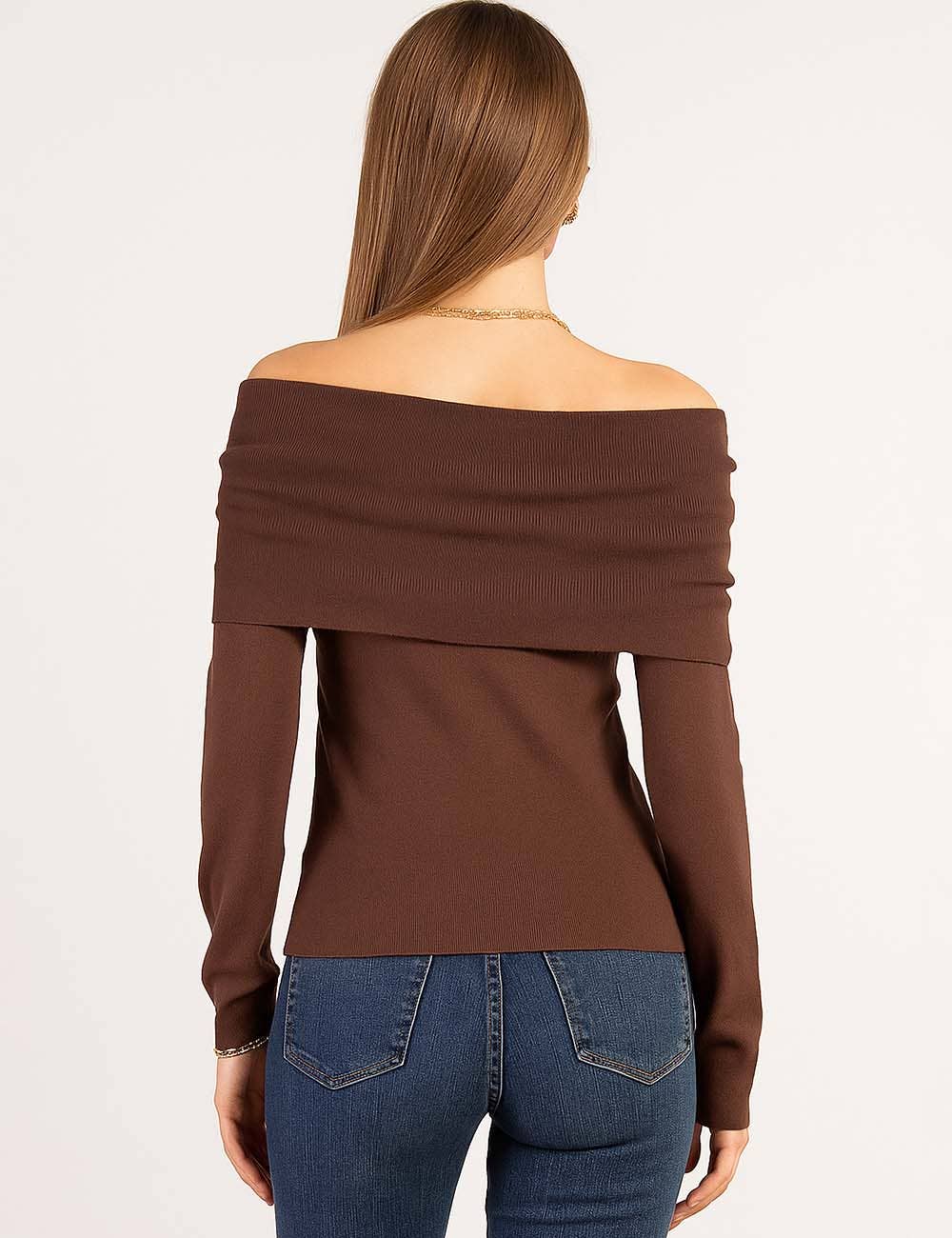 Black Off-Shoulder Top