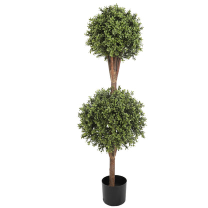 UV Boxwood Double Ball Topiary - 48 Inch