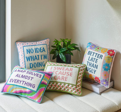 I Swear Because I Care Pillow