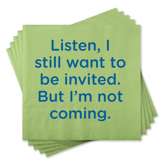 Want to be invited Napkin