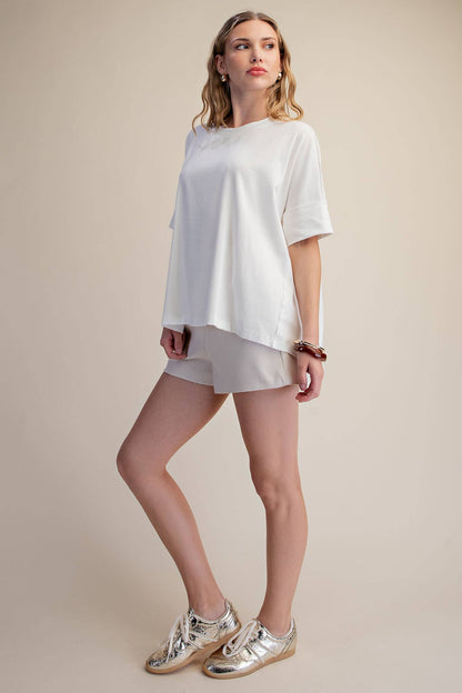 Oversized Ivory T-Shirt
