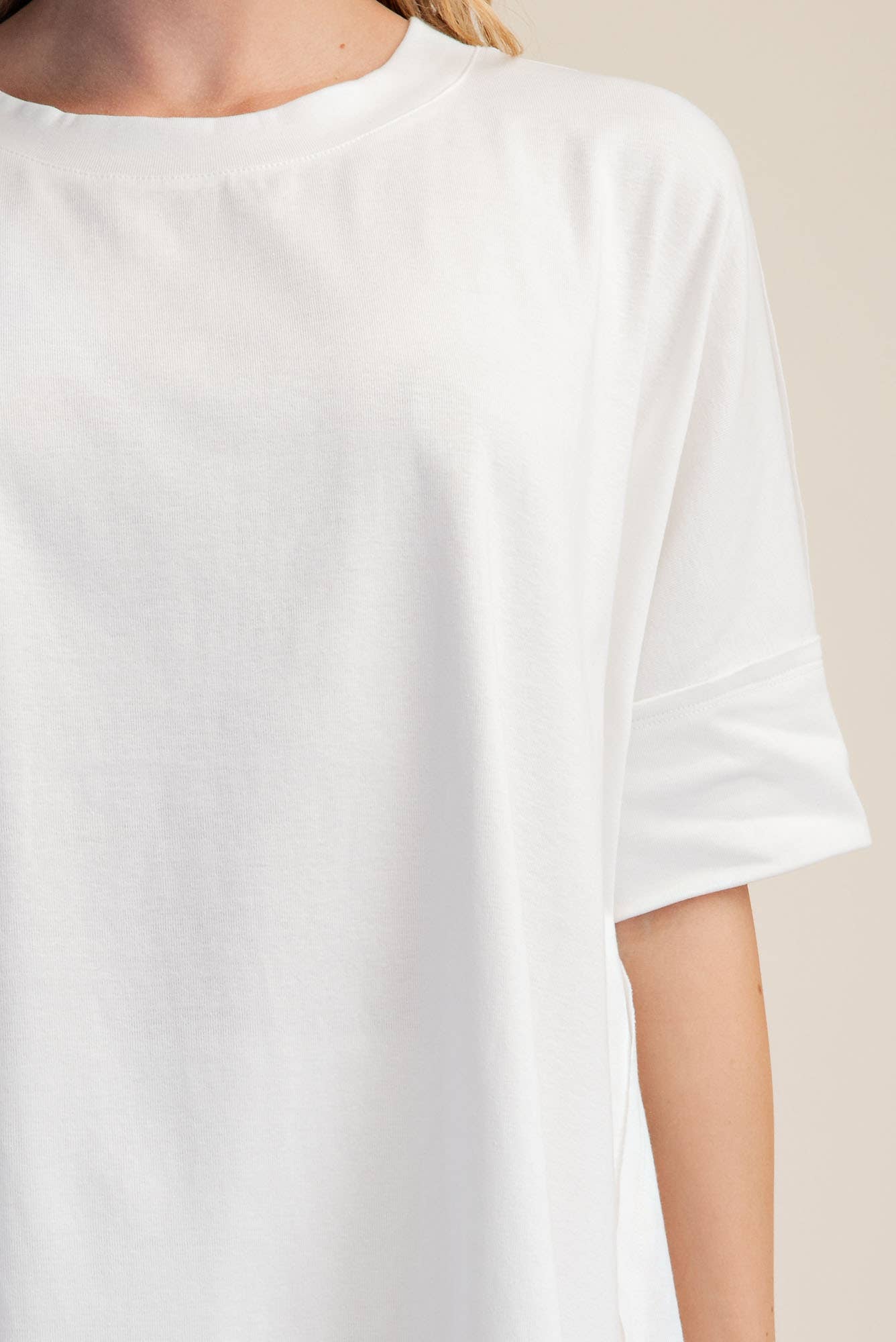 Oversized Ivory T-Shirt
