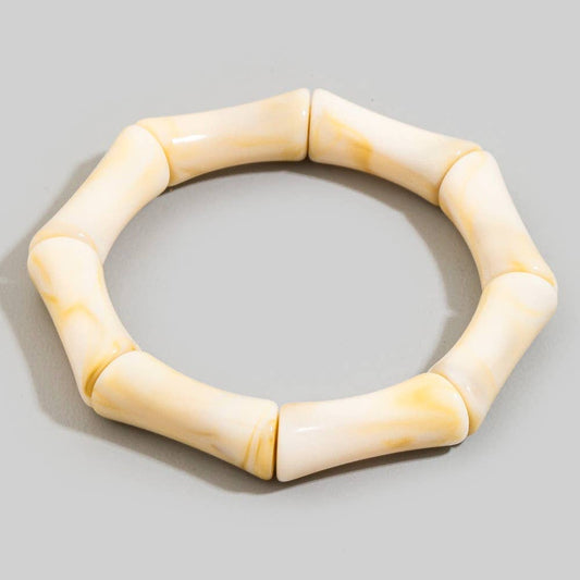 Acrylic Bamboo Bracelet