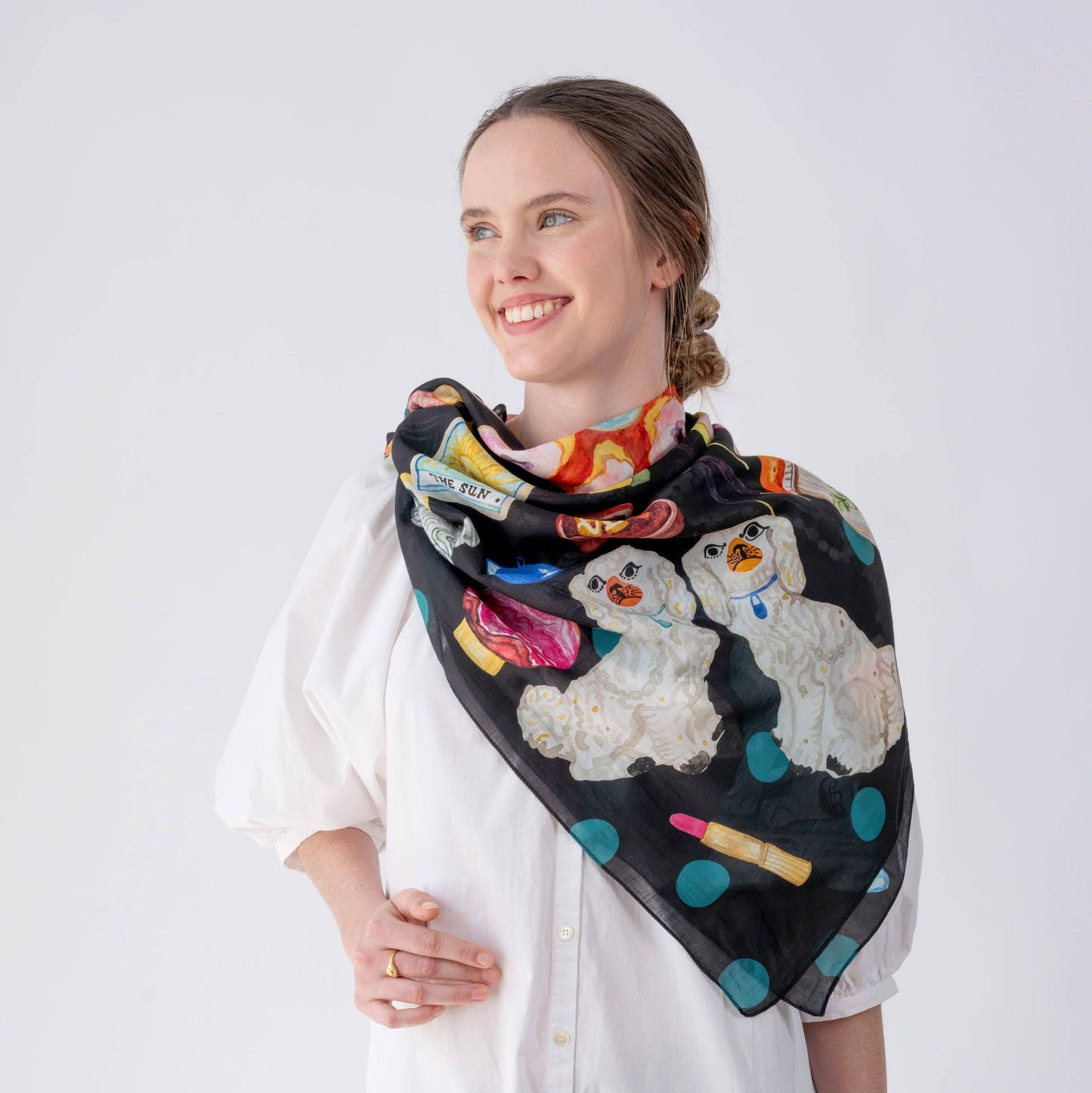 Scarf 40 x 40- Little Things
