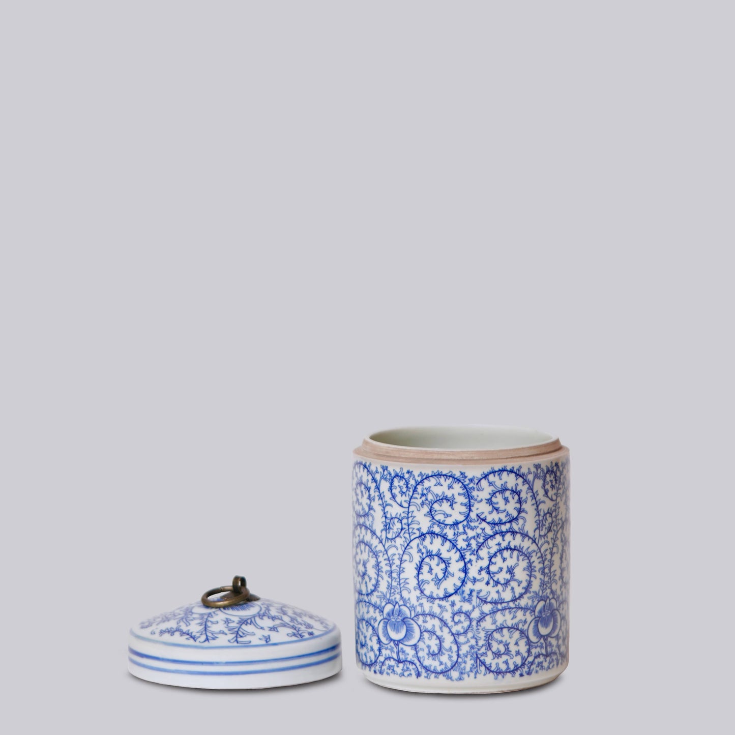 Blue & White Jar Candle