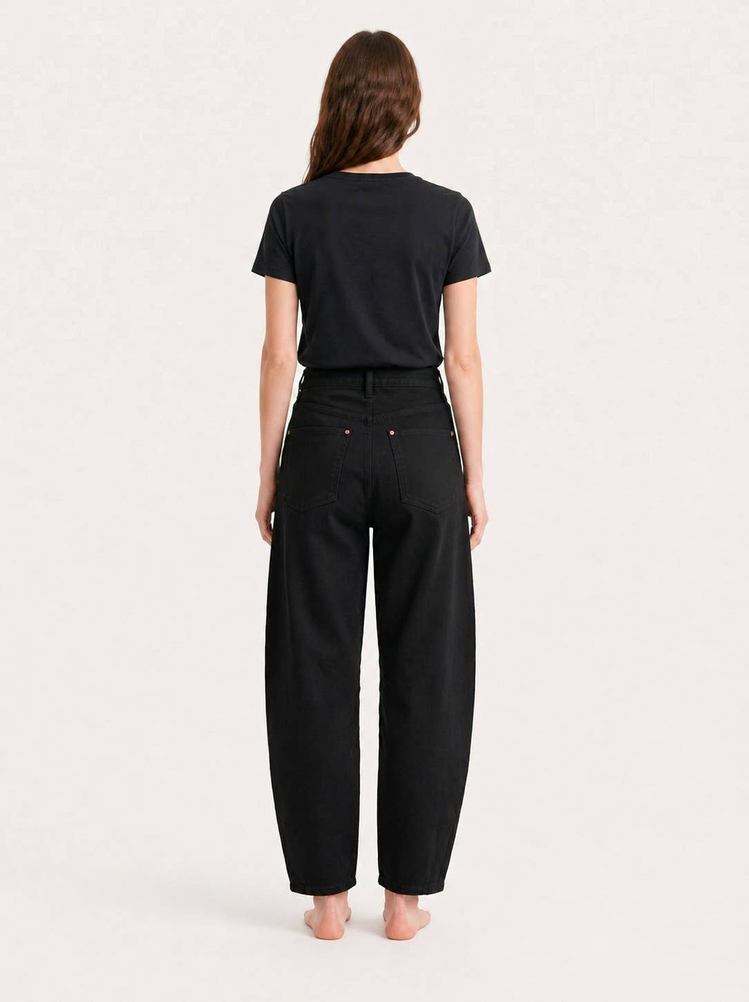 Black Barrel Jeans