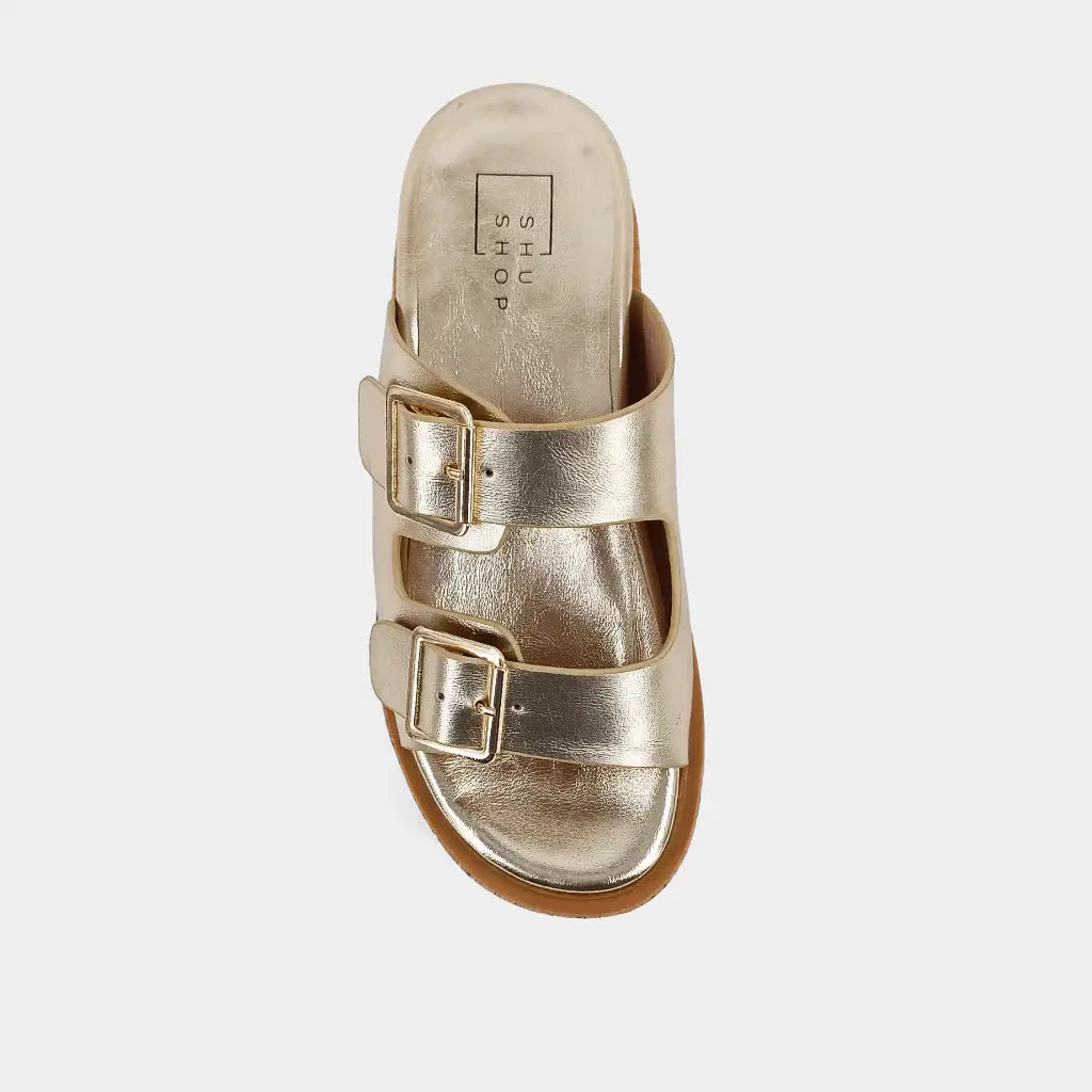 Gold Platform Sandles