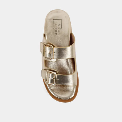 Gold Platform Sandles