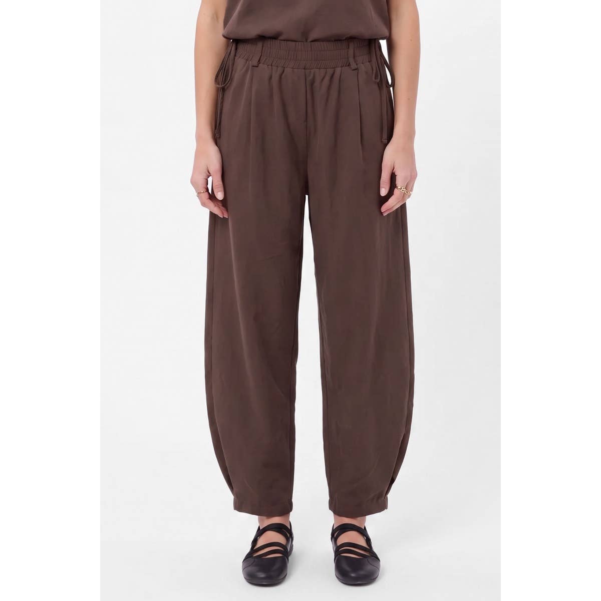 Brown Barrel Joggers