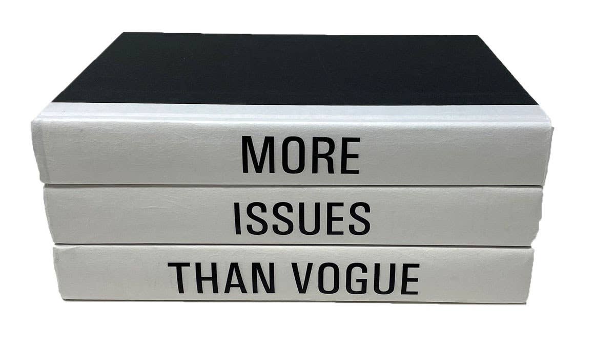 More Issues Than Vogue 3 Vol Black Cover 9.5x3.75