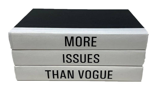 More Issues Than Vogue 3 Vol Black Cover 9.5x3.75