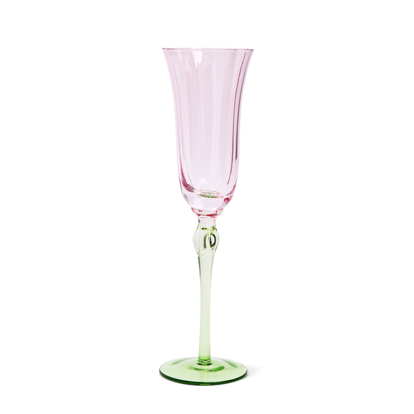 Pink & Green Tulip Flute
