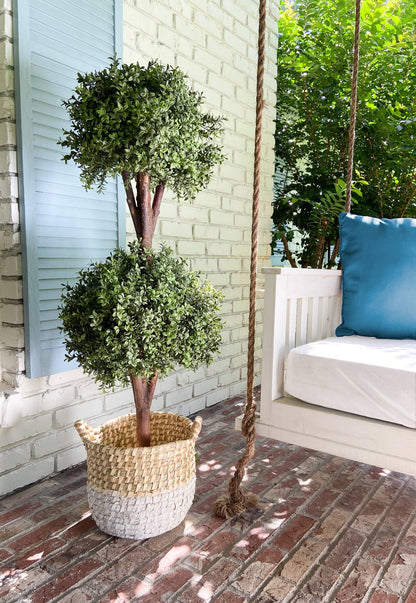 UV Boxwood Double Ball Topiary - 48 Inch