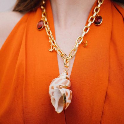 Gold Shell Necklace