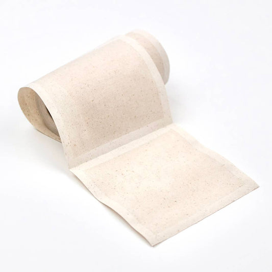 Cream Cocktail Napkin Roll