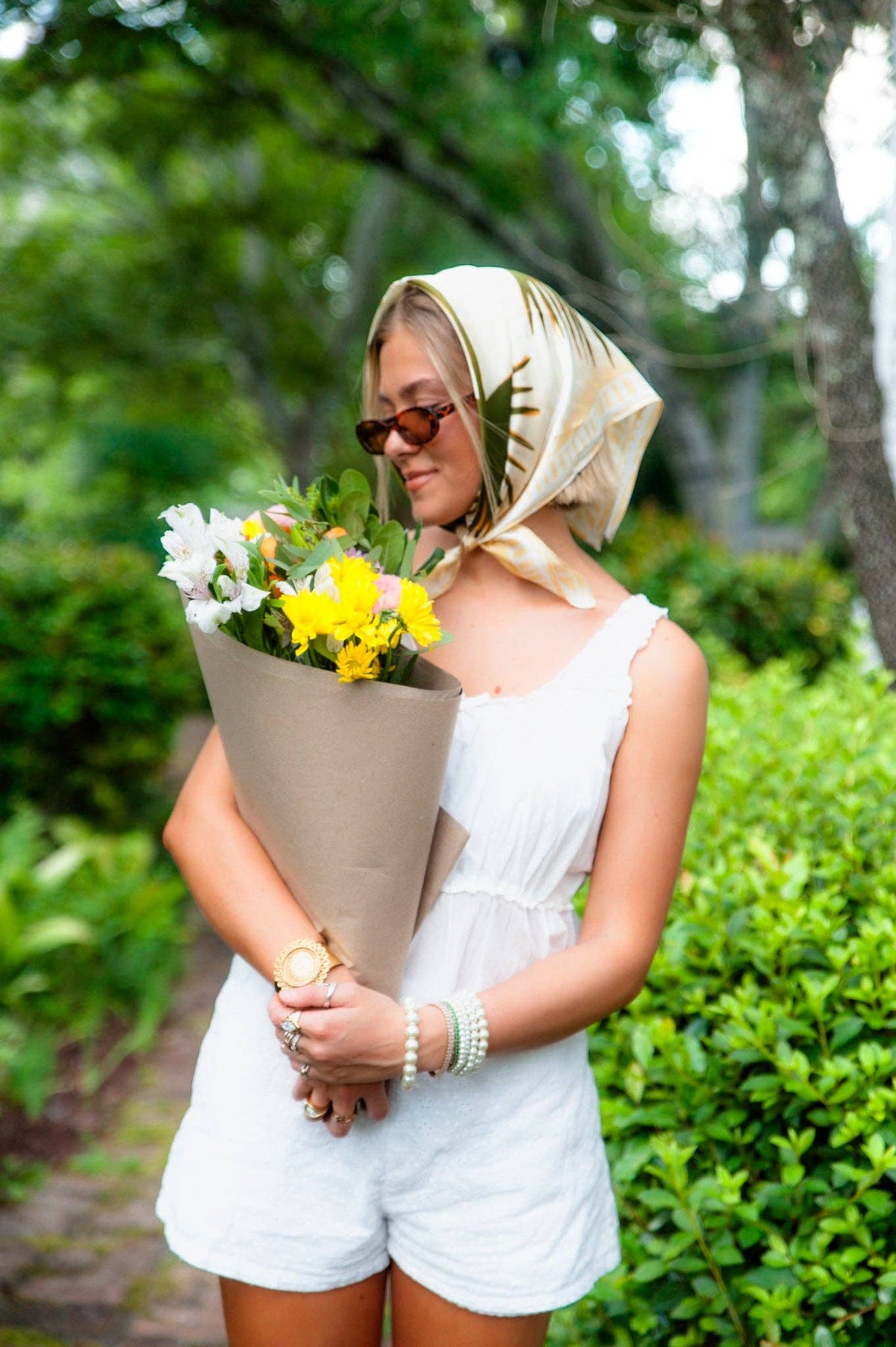 Palmè Silk Scarf