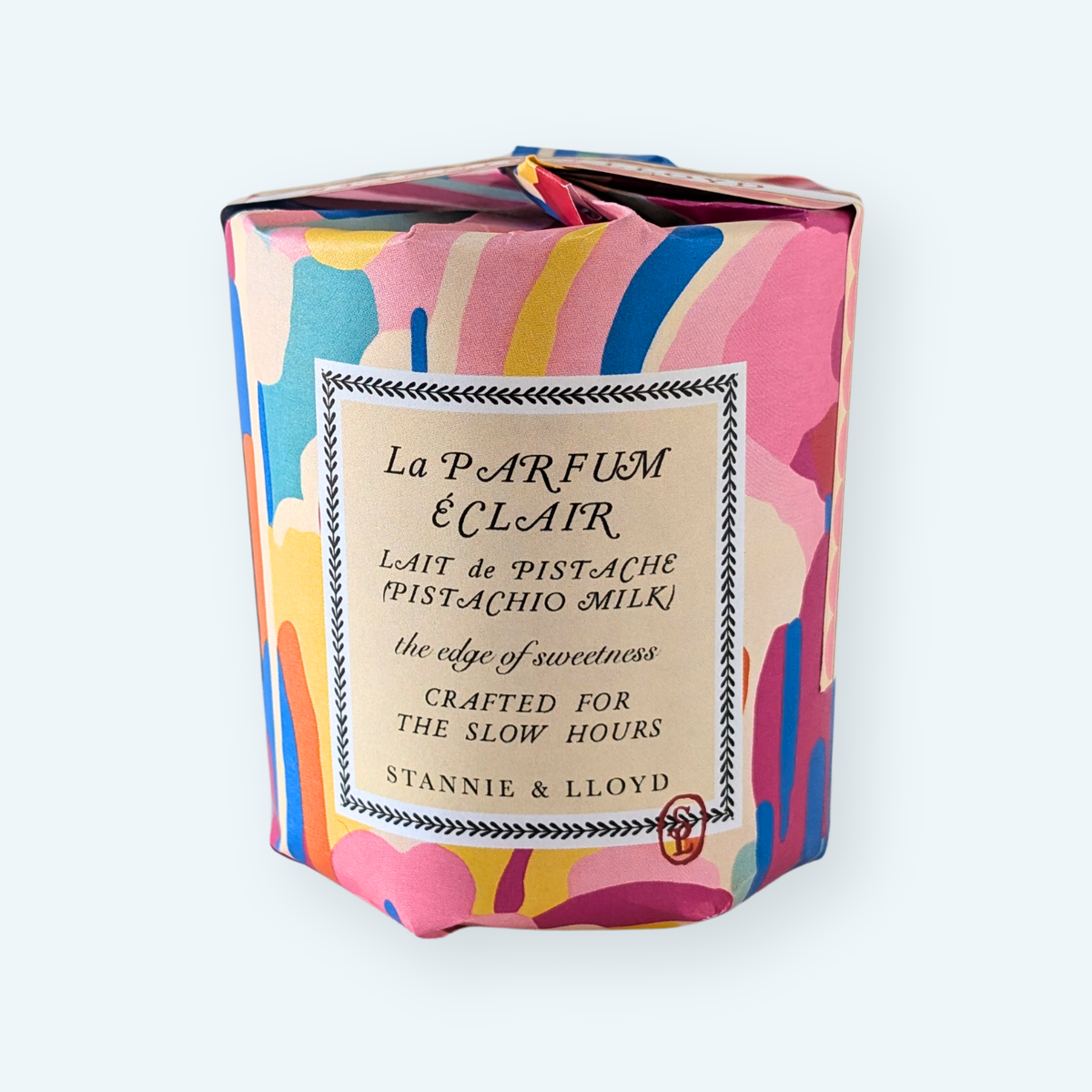 Happy Abstract Candle