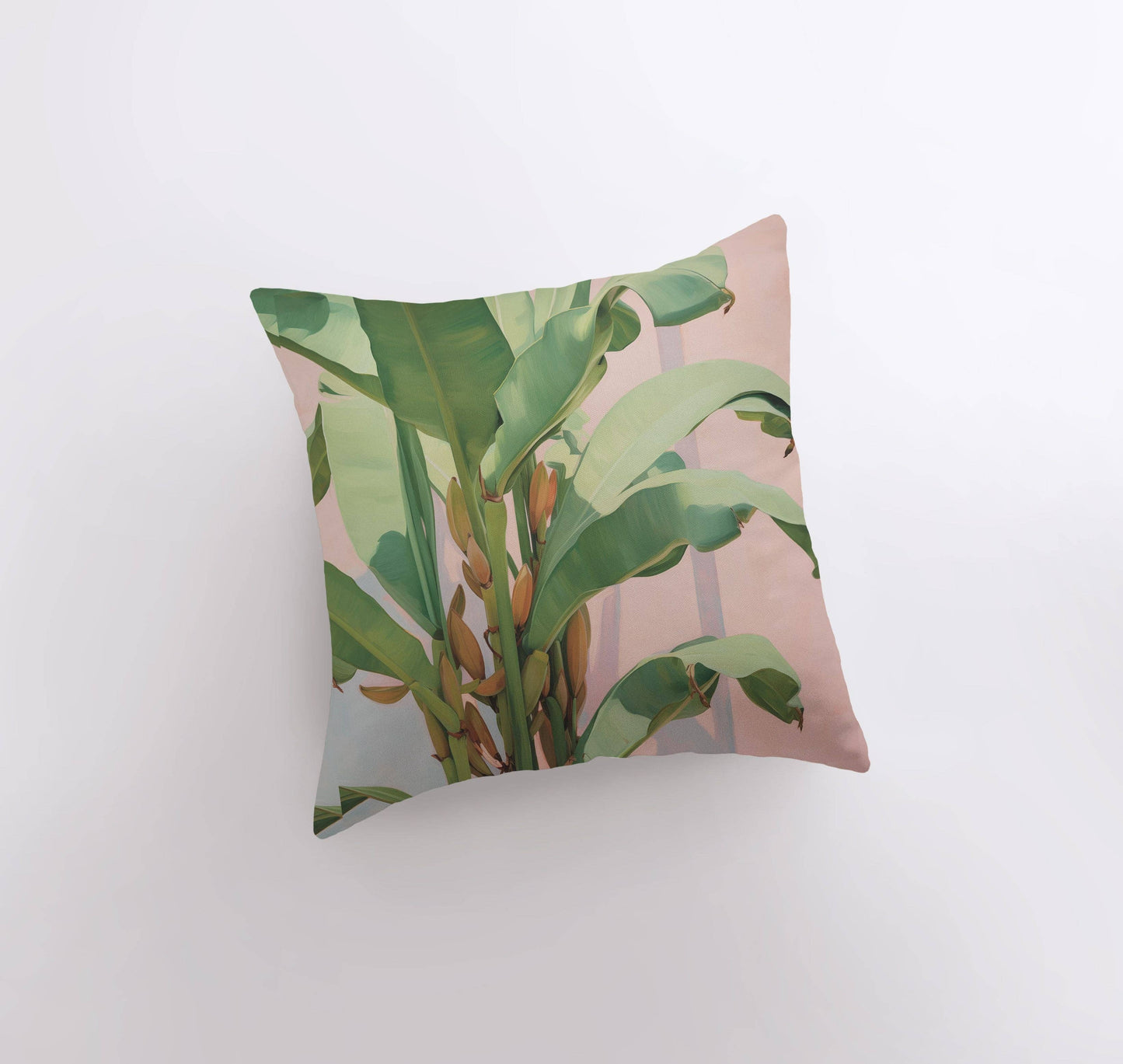 Pink Palm Tree Pillow