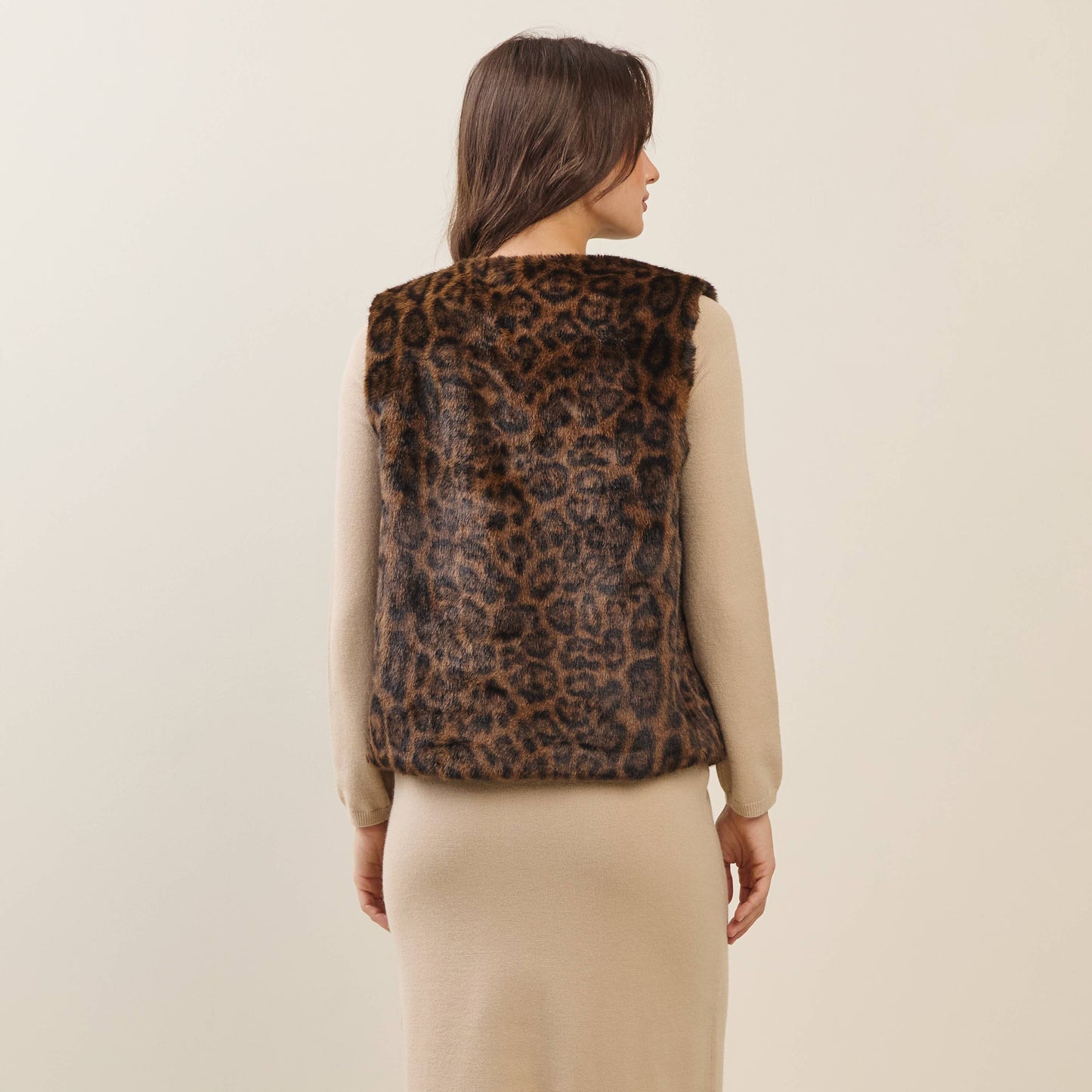 Leopard Fur Vest