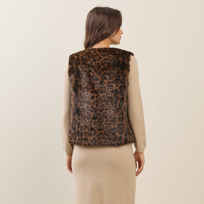 Leopard Fur Vest