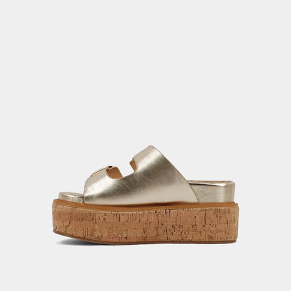 Gold Platform Sandles
