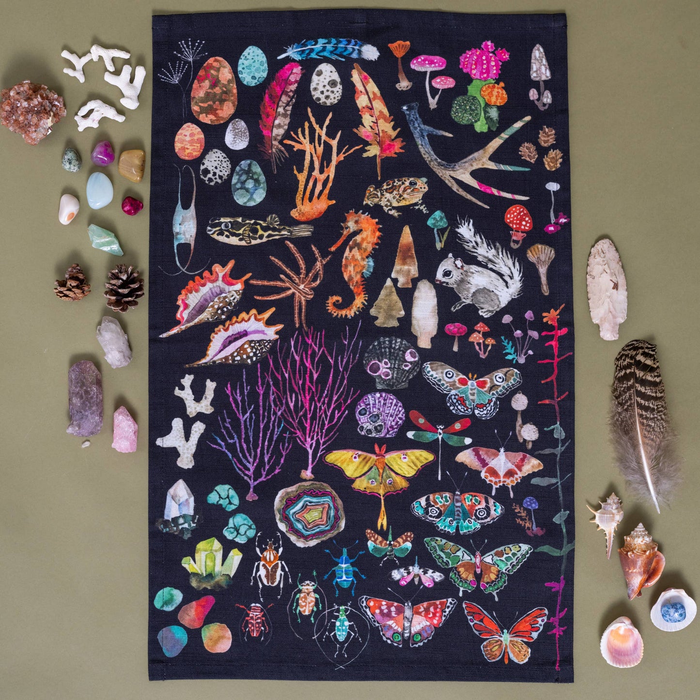 Specimens Tea Towel