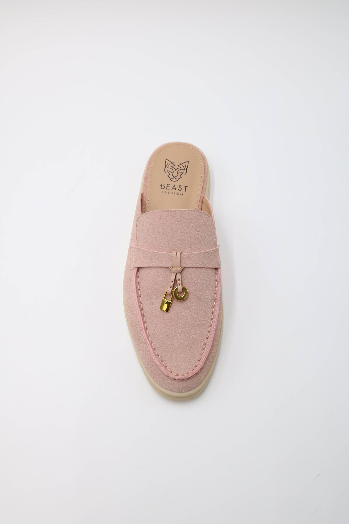 Pink Suede Loafer