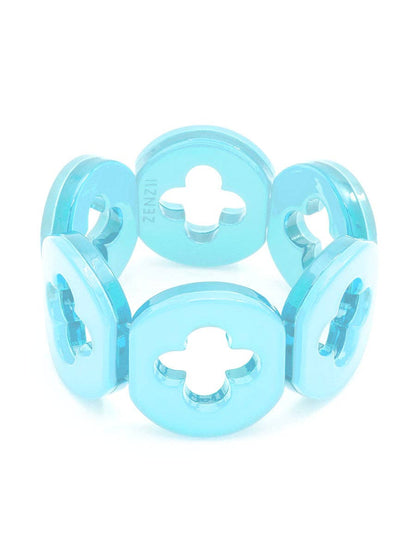 Resin Clover Bracelet: L.BLU
