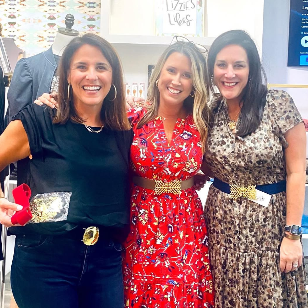 Gold Crisscross Bamboo Belt Buckle