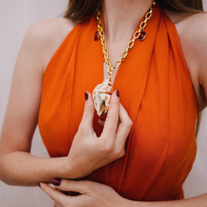 Gold Shell Necklace