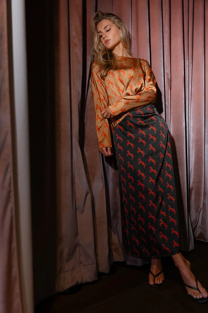 Birdie Dress - Crimson Herd Mix