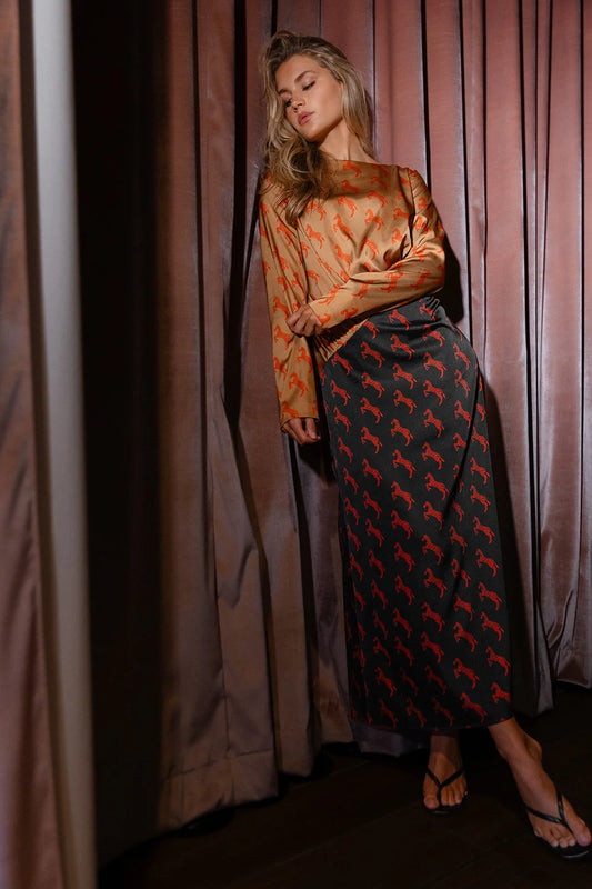 Birdie Dress - Crimson Herd Mix