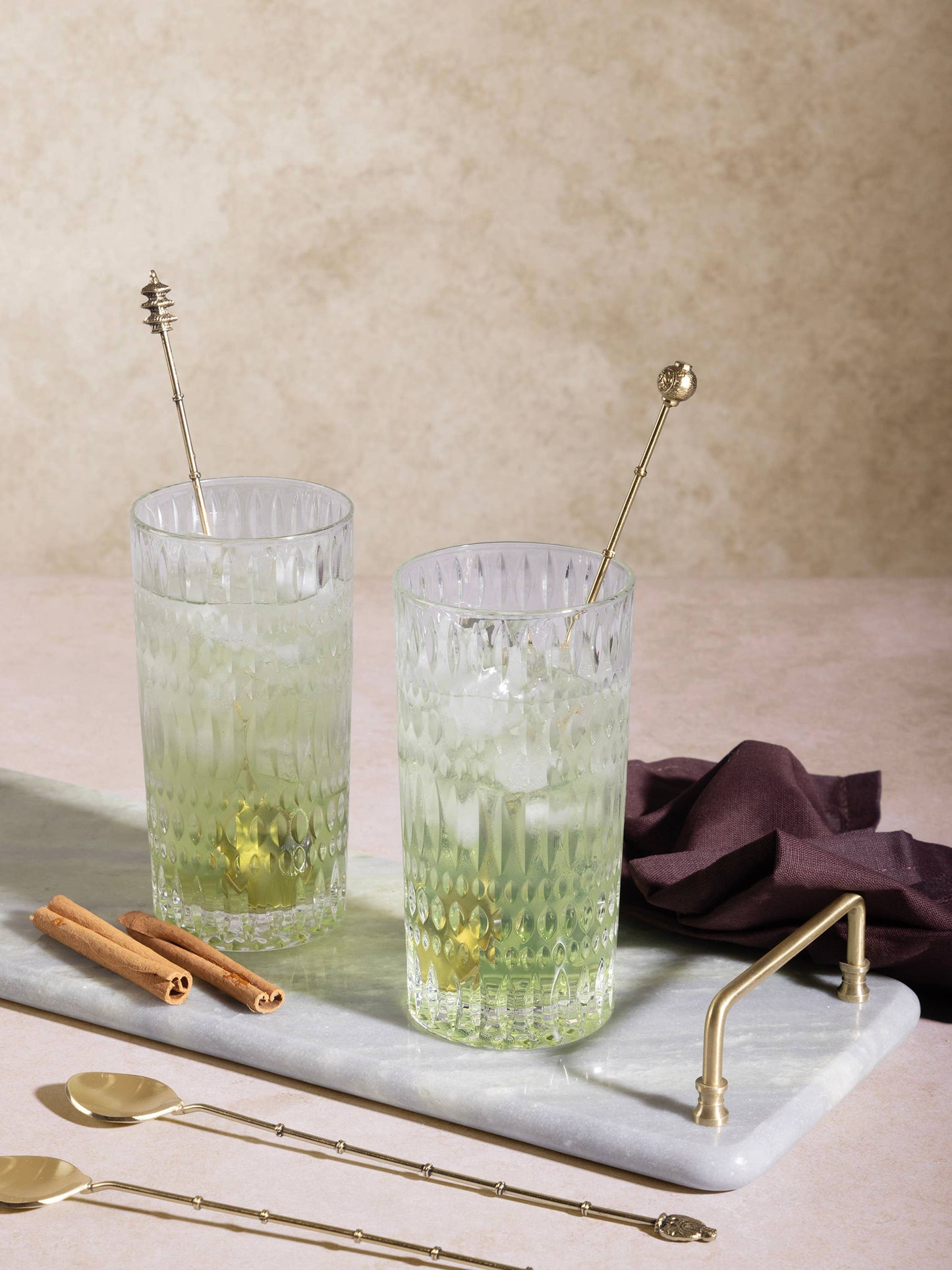 Gold Cocktail Stirrers – Set of 6