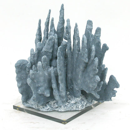 Faux Blue Ridge Coral Acrylic Base - 11x9.8x12.2" H