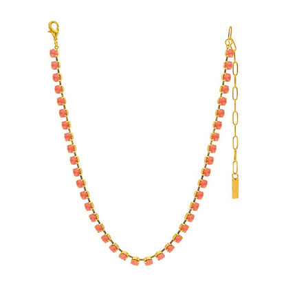 Sarina Necklace in Candy Crush: Fuchsia Matt