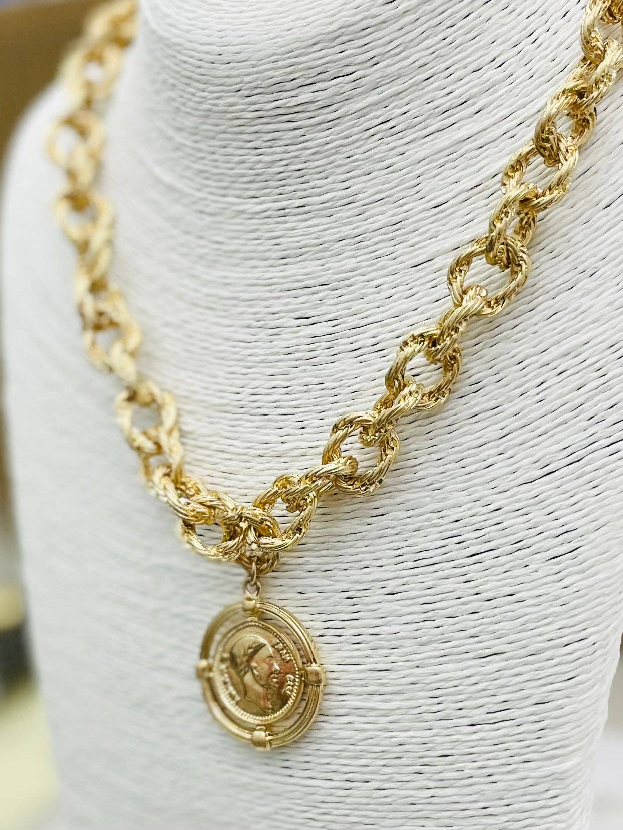 Gold Coin Necklace