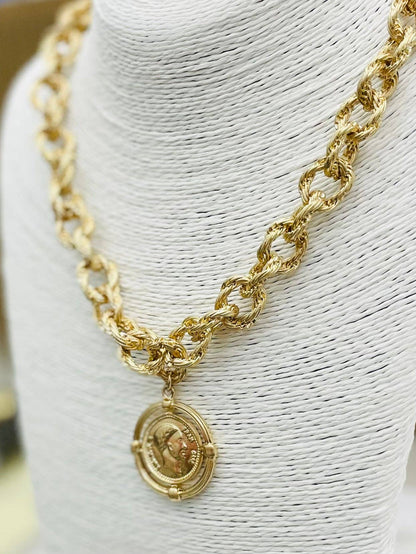 Gold Coin Necklace
