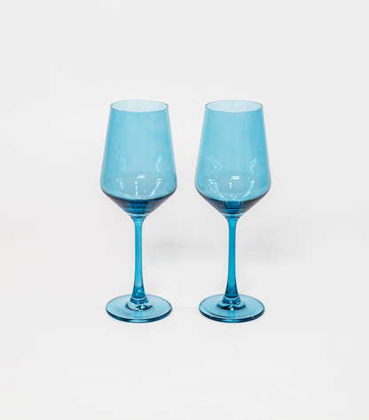 Blue Lagoon - Wine Glass