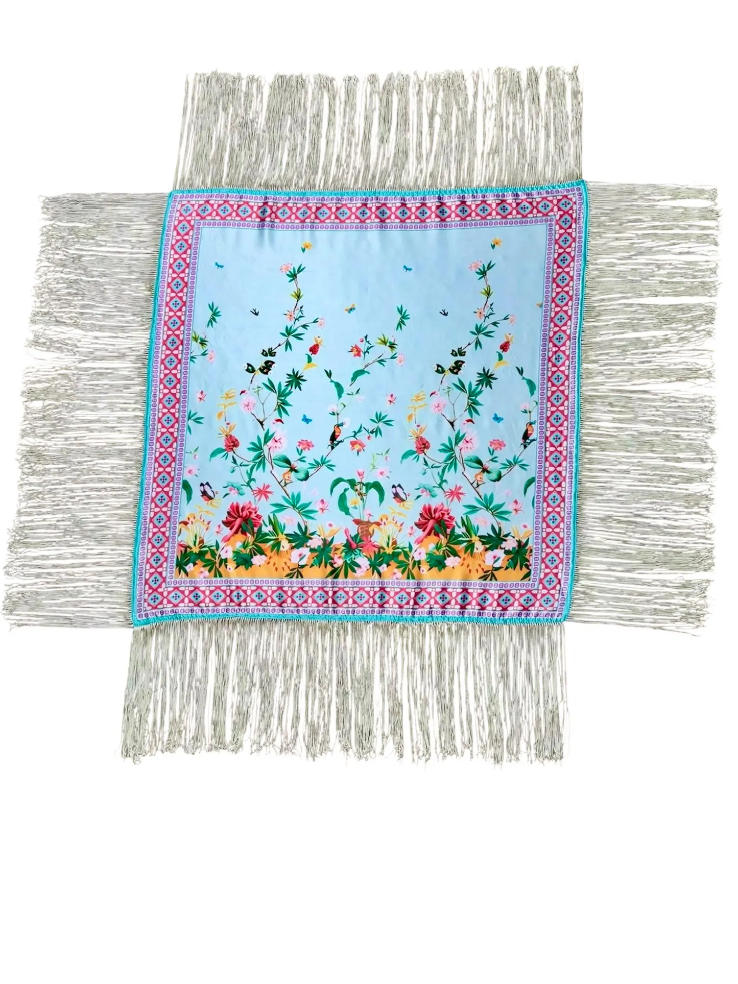 Garden Fringe Scarf 