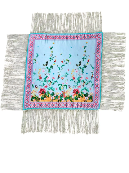 Garden Fringe Scarf 