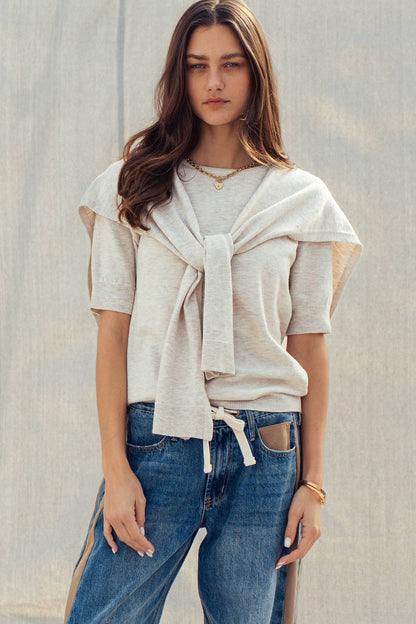 White Sweater Top
