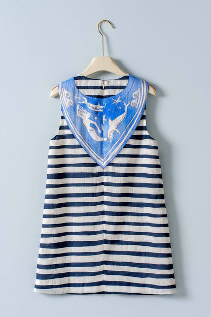 Nautical Bandana Shift Dress